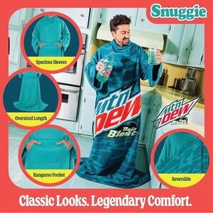 Snuggie‎ Mountain Dew Baja Blast Wearable Blanket